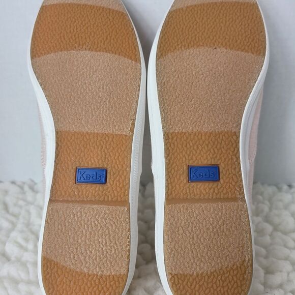 Keds Champion Metallic Womens Size 8.5 Linen ROSE Gold Low Top Sneaker - Picture 10 of 10